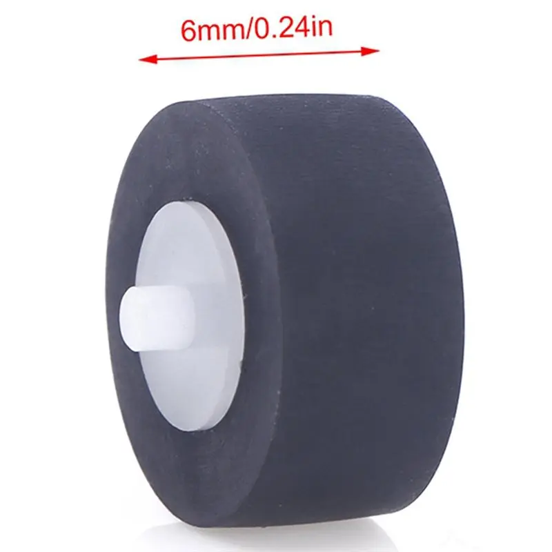 Factory Value For Cassette Movement Tape Recorder Radio For Audio Deck Repair Parts- Axial Rubber Pinch Roller Belt Wheel 13X6x2