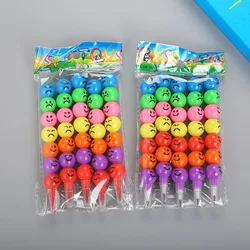 10Pcs Colorful Lollipop Building Block Crayon Painting Pencil for Kids Birthday Party Favors Student Back To School Gifts