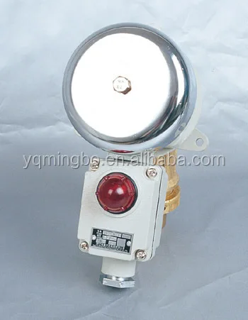 YLX200 AC / DC 95dB 140mm*140mm 외부 해양 사운드 신호등 전기 벨