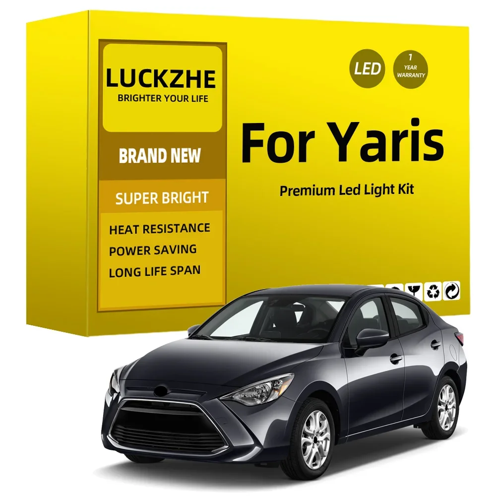 

For Toyota Yaris 1999-2015 2016 2017 2018 2019 2020 2021 Car Dome Reading Trunk Lamp Canbus No Error LED Interior Light Bulb Kit