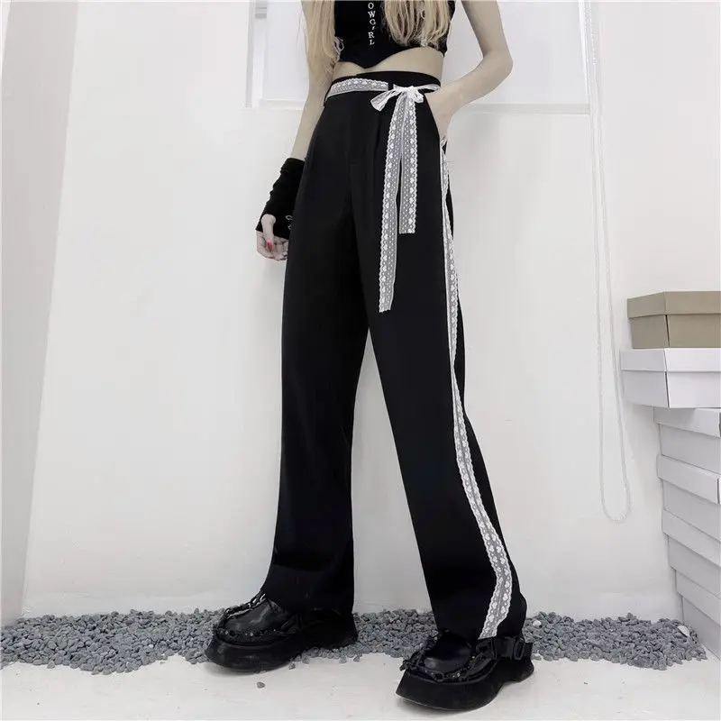 

Designed Suit Women's Loose High-waisted Slim Casual Wide-leg Trousers Pants