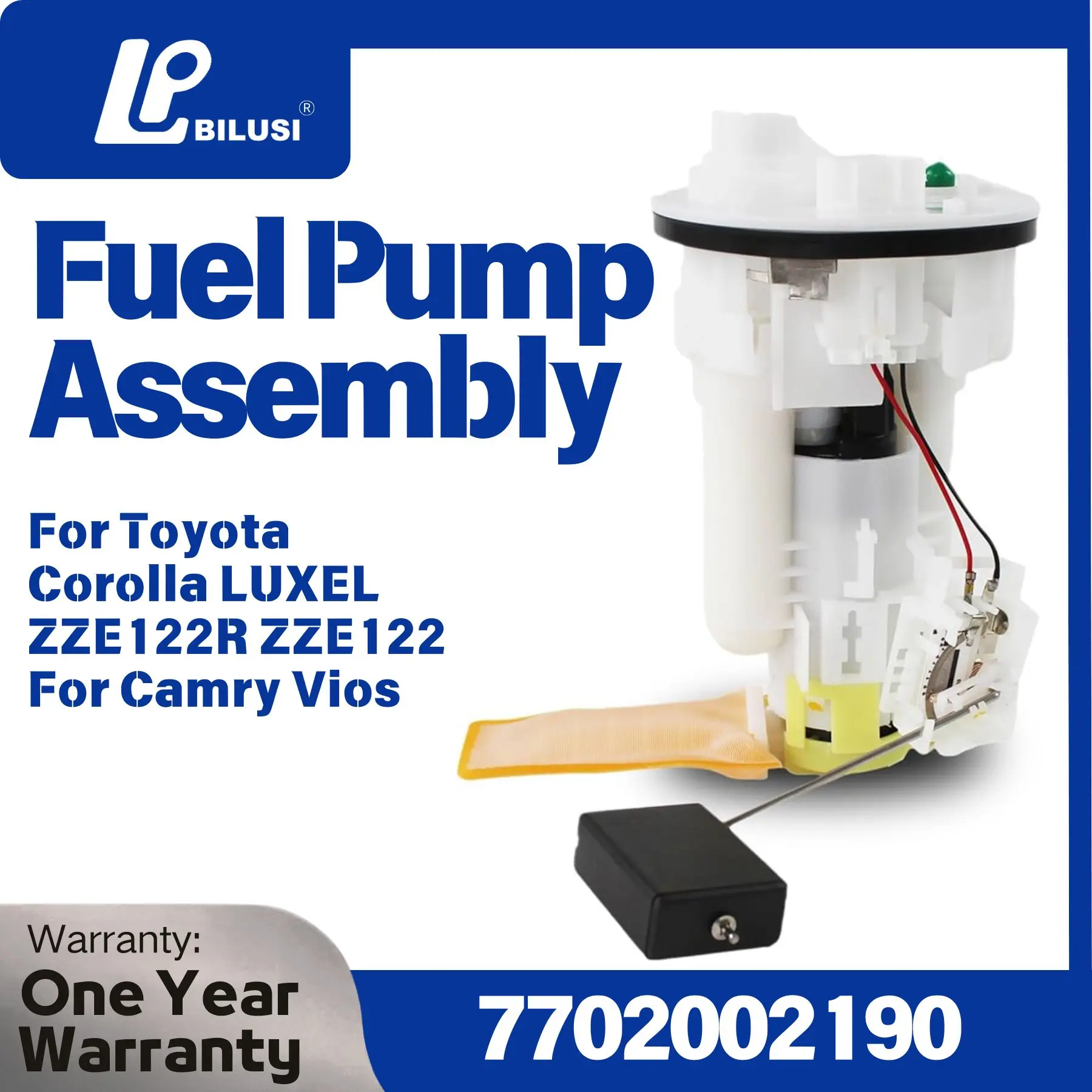 

Топливный насос BILUSI высшего качества в сборе, подходит для Toyota Corolla LUXEL ZZE122R ZZE122, Camry, Vios, 77020-02190, 7702002190