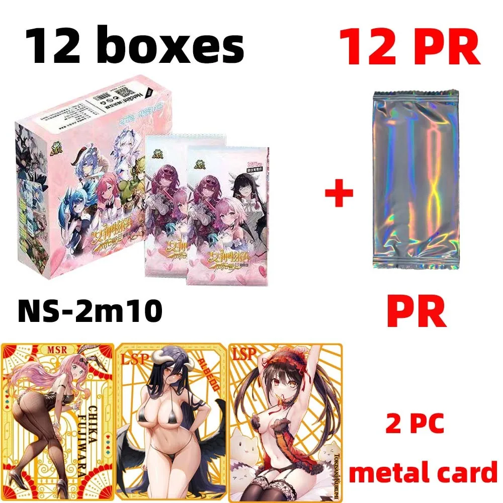 

Wholesale 12boxes Goddesss Story Ns-2m10 Collection Card Swimsuit Bikini Feast Booster Box Doujin Toys And Hobbies Gift