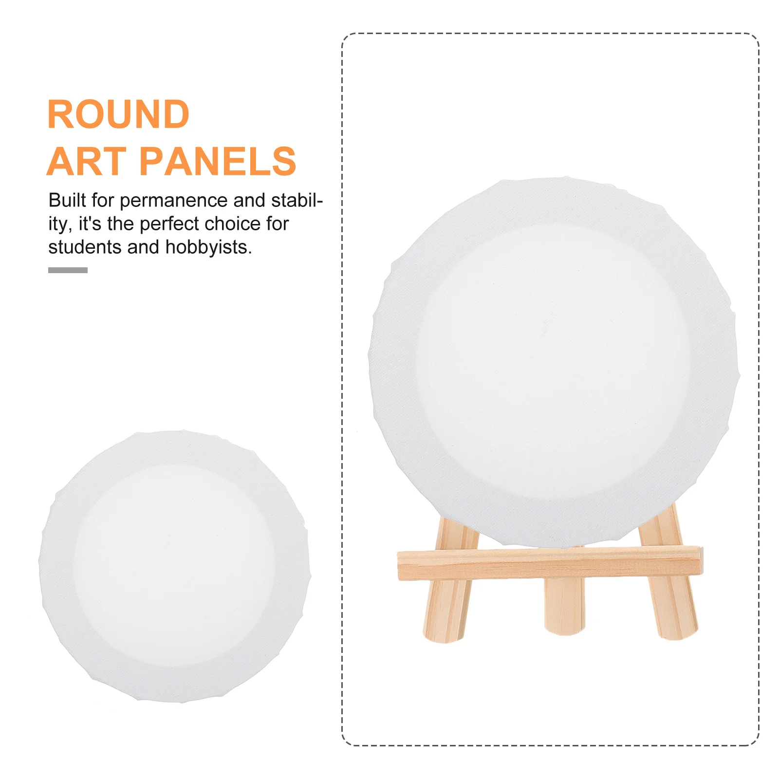

DIY panels Canvas Frame round art panels Blank Painting Board Oil Painting Board
