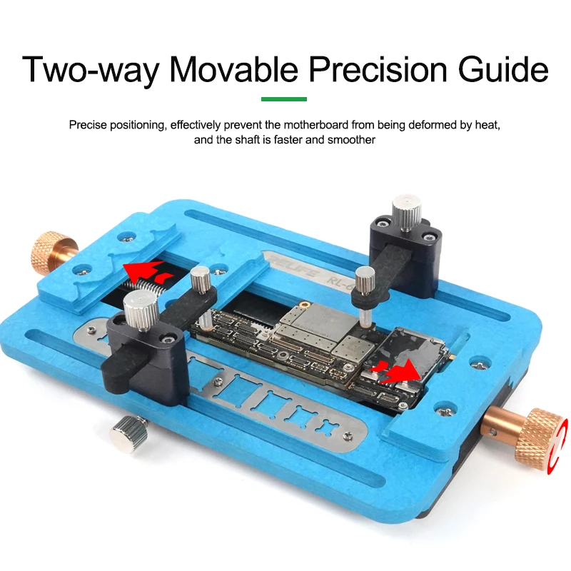 RL-601F multi-purpose dispositivo elétrico de reparo da placa-mãe do telefone móvel multi-função que posiciona braçadeiras duplas adicionais da trilha