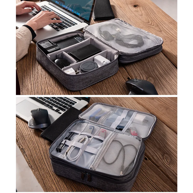 Travel Bags Data Cable Storage Bag Hand Anti-Collision Headset Protection Storage Bag Large Capacity U Disk U Shield Digital Bag