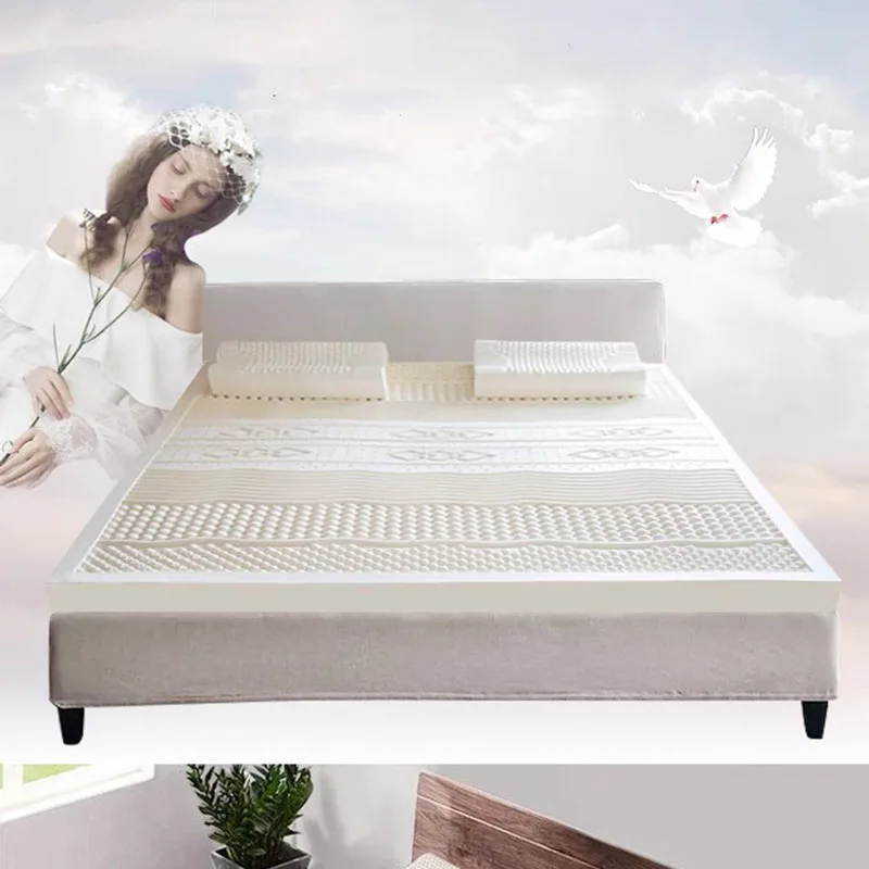 thailand natural latex bed mattress high quality double bedroom tatami mattresses foldable core sleep colchones furniture