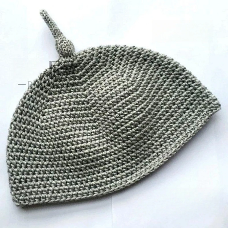 Chapéu de malha de crochê para homens Kippah Hijab, Turbante Judaico, Algodão, Kippah Islâmico, Colthing Turco, Frete Grátis, Inverno