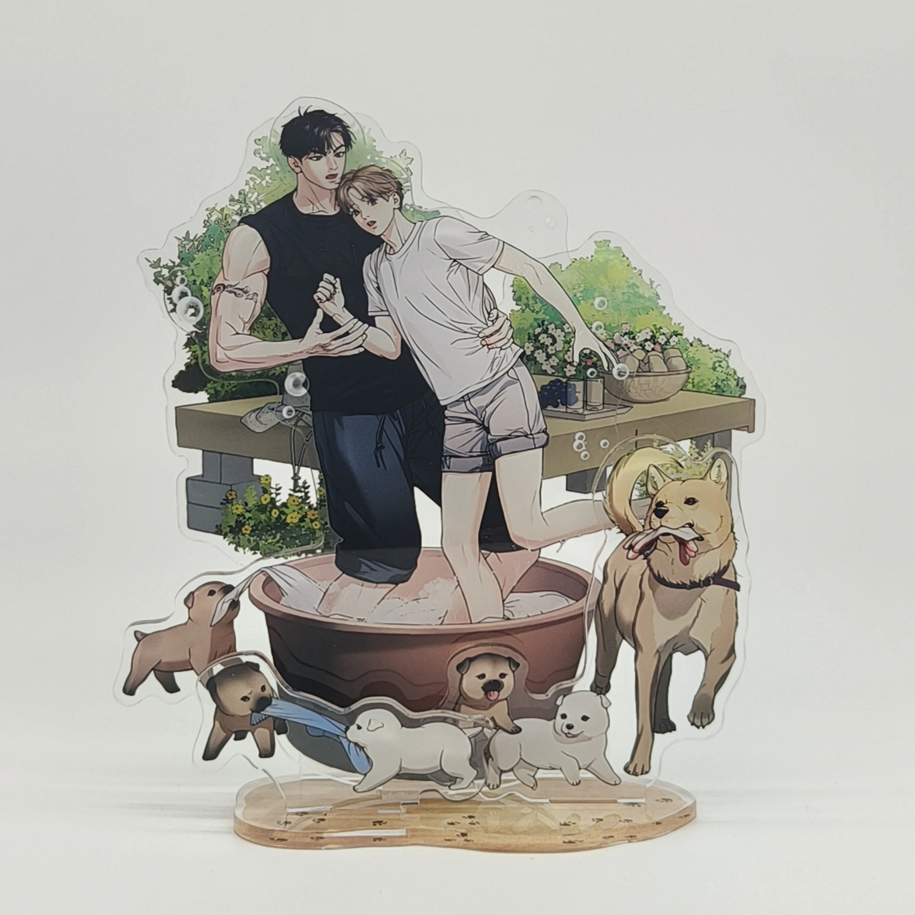 Jinx Washday Soporte acrílico BL Yaoi Manhwa Acrílico Standee Anime Regalo coleccionable Decoración de escritorio