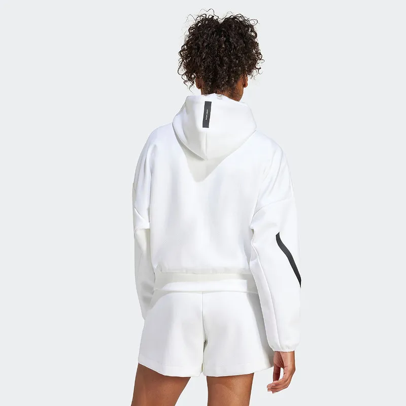 adidas Half Zip Pullover Woven Jacket Spring Minimalist Stand Collar Training OuterwearJE7849 1PCS