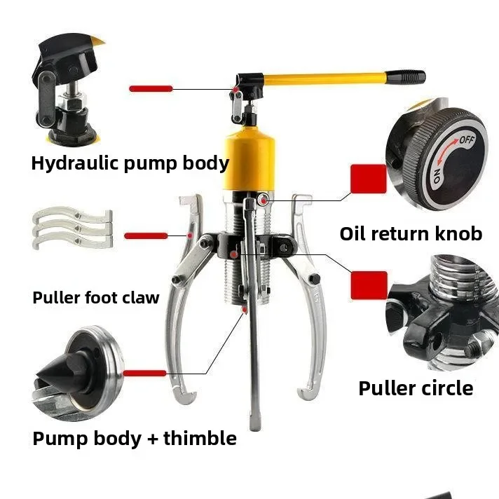 

Stable NEW 2025 Bearing Gear Removal Tool Multifunctional Puller Hydraulic Pull Horse Three Claws 5 Tons 10 Tons