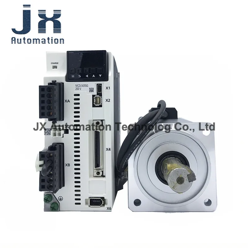 Original A6 Series 750W 200V AC Servo Motor Drive Sets MHMF082L1U2M+MCDLN35SG with 3m cable