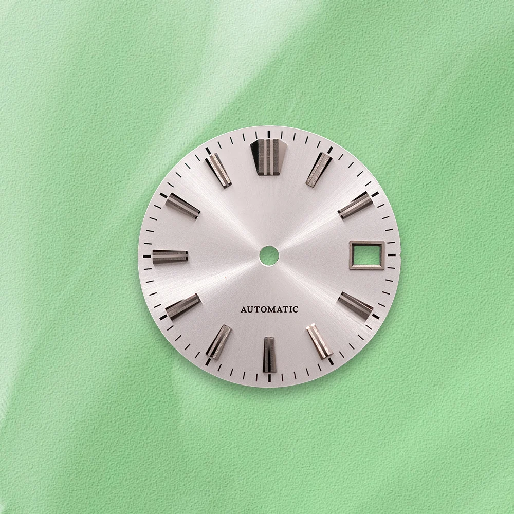 المبيعات الساخنة 28.5 مللي متر S شعار NH35 الأسود التلقائي الهاتفي لا Noctilucent صالح NH35 NH36 4R 7S ساعة يد تعمل بالحركة تعديل الملحقات