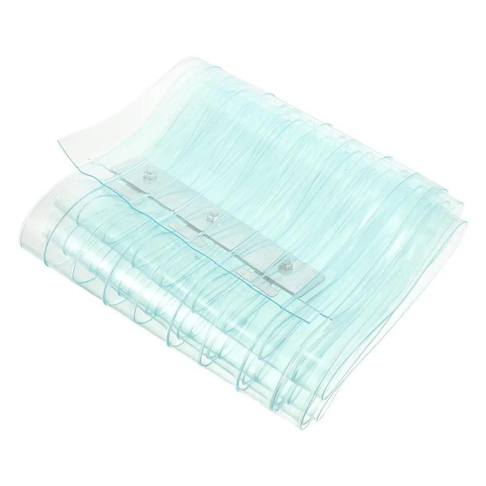 Door Curtain Strip Kit PVC Freezer Doorway Windproof Louvers Garage Warehouse Industrial Cooler Insulation Barrier Replacement