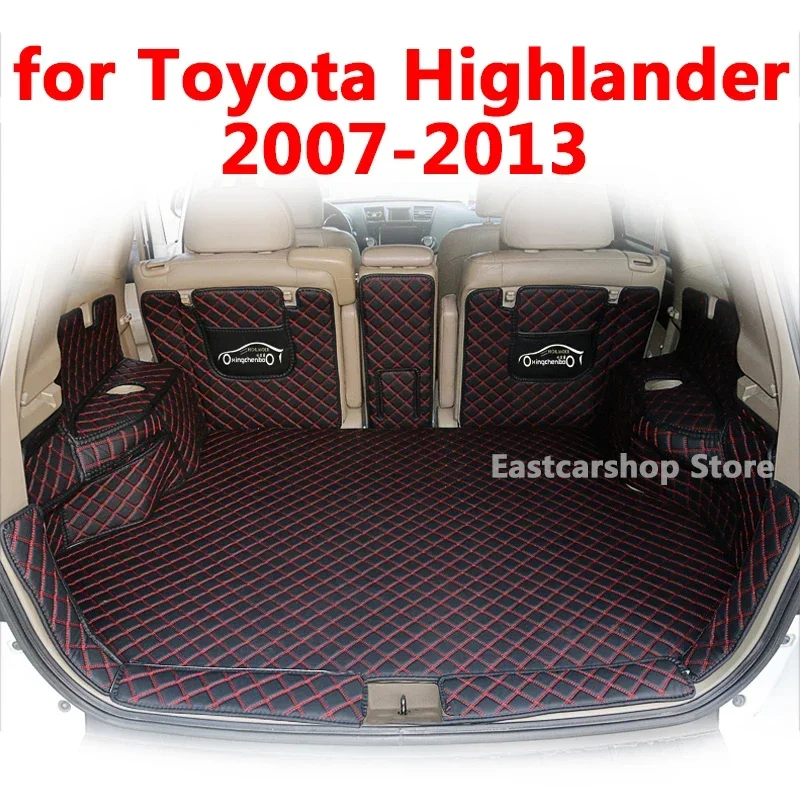 

For Toyota Highlander XU40 Kluger 2013 2012 Car All Surrounded Rear Trunk Mat Cargo Boot Liner Tray Rear Boot Luggage 2007-2011