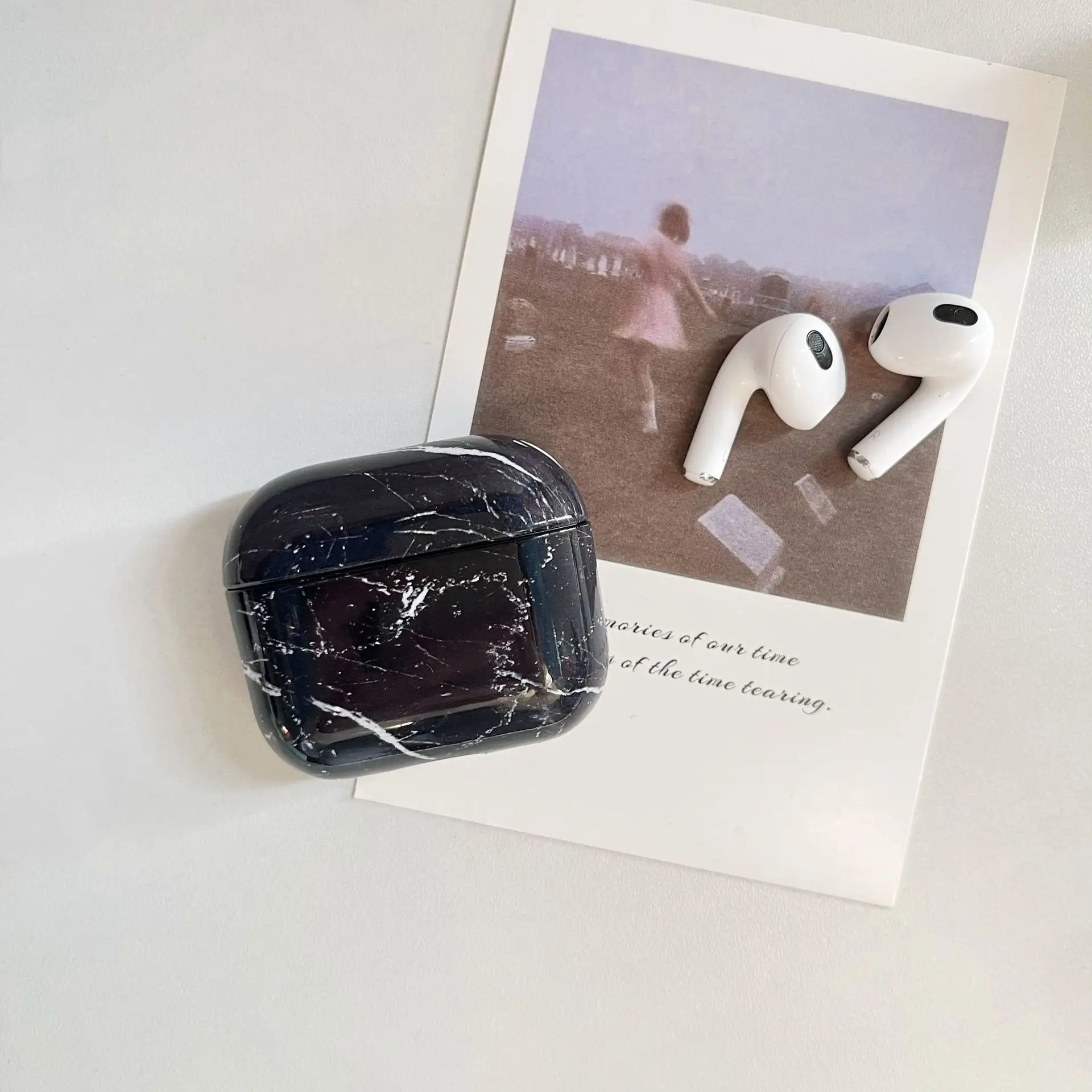Per Airpods custodia di terza generazione custodia per Airpod carina custodia protettiva rigida in marmo donna uomo compatibile con custodia per Apple AirPods 3