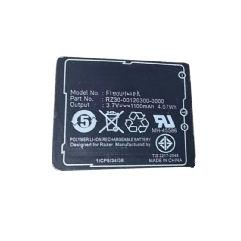 3.7V 1100mAh High Quality Battery FT803437PA LP083442A for Razer1 Mamba FT703437PP RC03-001201 Laser Cordless Mouse Naga Epic