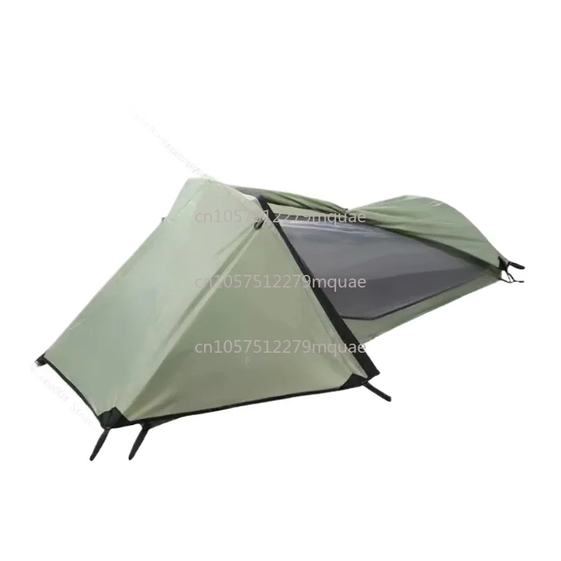 Tunnel Tent Waterproof and Windproof Outdoor Tent Single Bed One Person Camping Tent