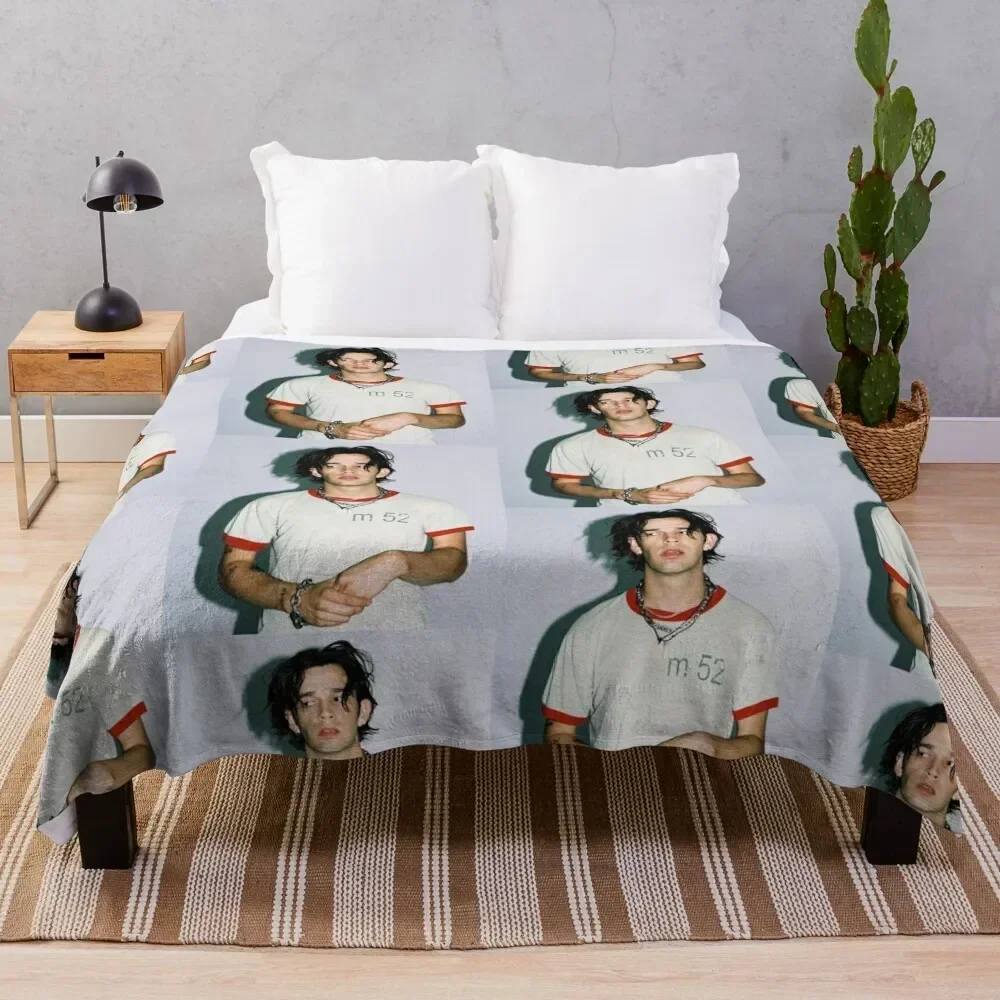 

Matty Healy Throw Blanket All Season Lightweight Soft Blanket for Bed