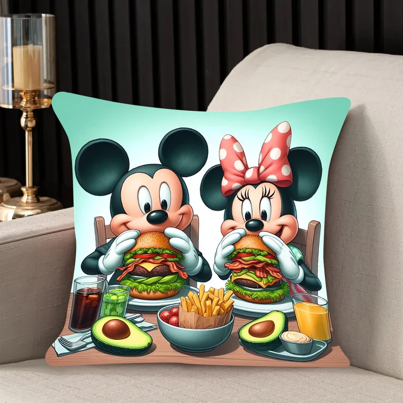 New Pillow Mickey Minnie Slips Pillow Covers Bedding Comfortable Cushion Good For Sofa Home Car High Quality Pillow Cases 45x45