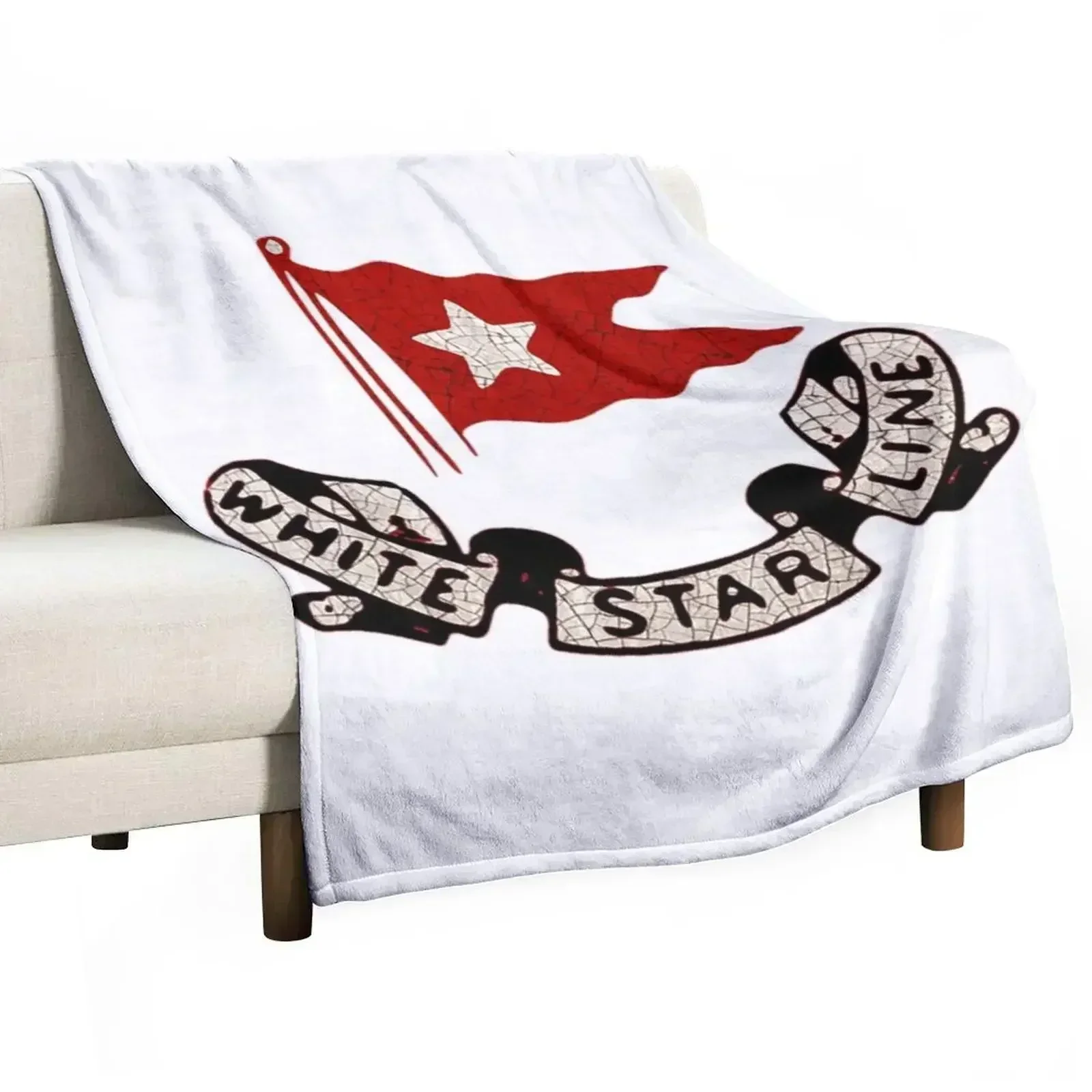 

White Star Line T-ShirtWhite Star Line Throw Blanket Large Luxury Throw Blankets
