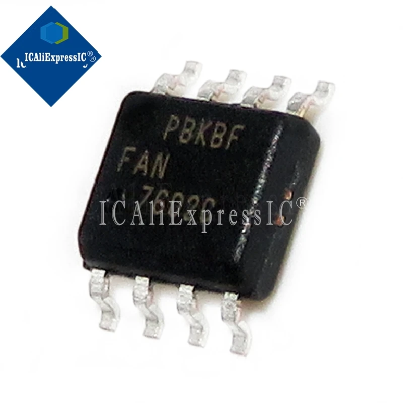 5 pçs/lote FAN7602 SOP8 FAN7602B FAN7602MX FAN7602C FAN7602CA FAN7602CMX SOP-8 FAN7602BMX Em Estoque