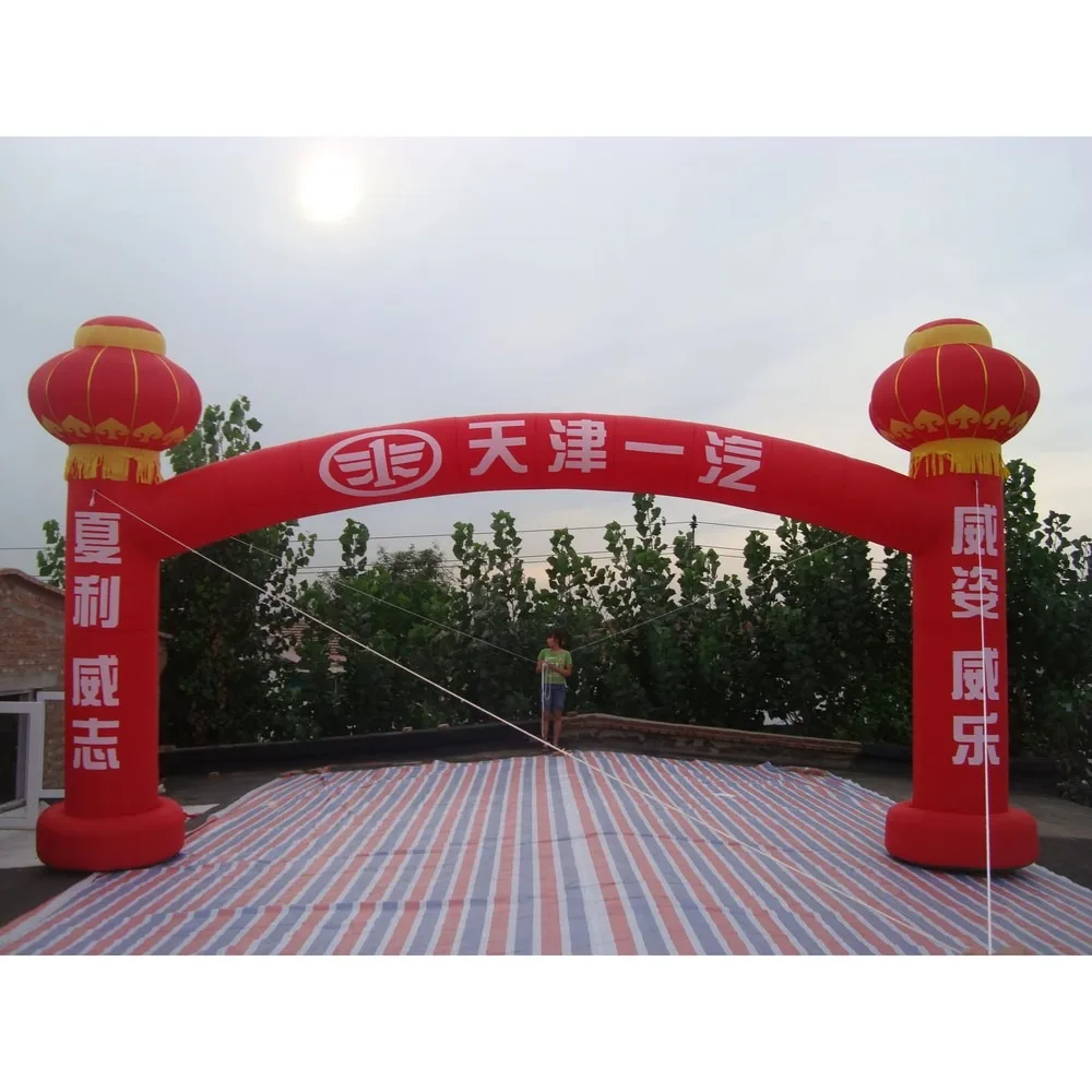 Custom Inflatable Race Arch Waterproof Airtight Stable Outdoor Sport Event Advertising Arch Durable TianYi Tech