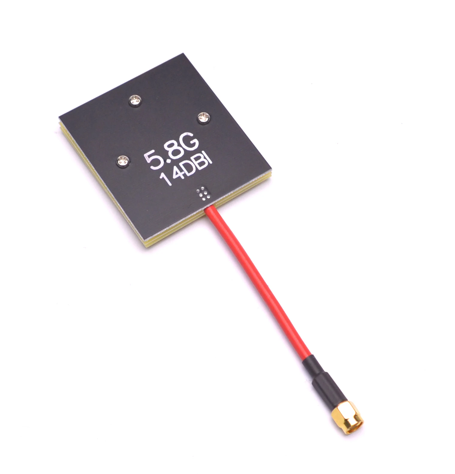 FPV 5,8 G 5,8 GHz 14 dBi High Gain Directional Patch Antenne für Phantom RC832 RC805 Empfänger QAV250 F450 Quadcopter (SAM RP-SMA)