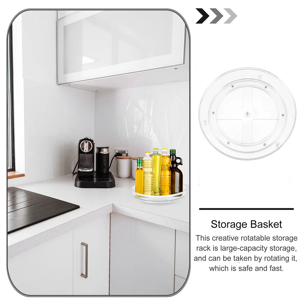 

Rotating Shelf Turntable ganizer for Kitchen Spices Seasoning Rack Save Time Energy Perfect Kitchen Bath Bedroom