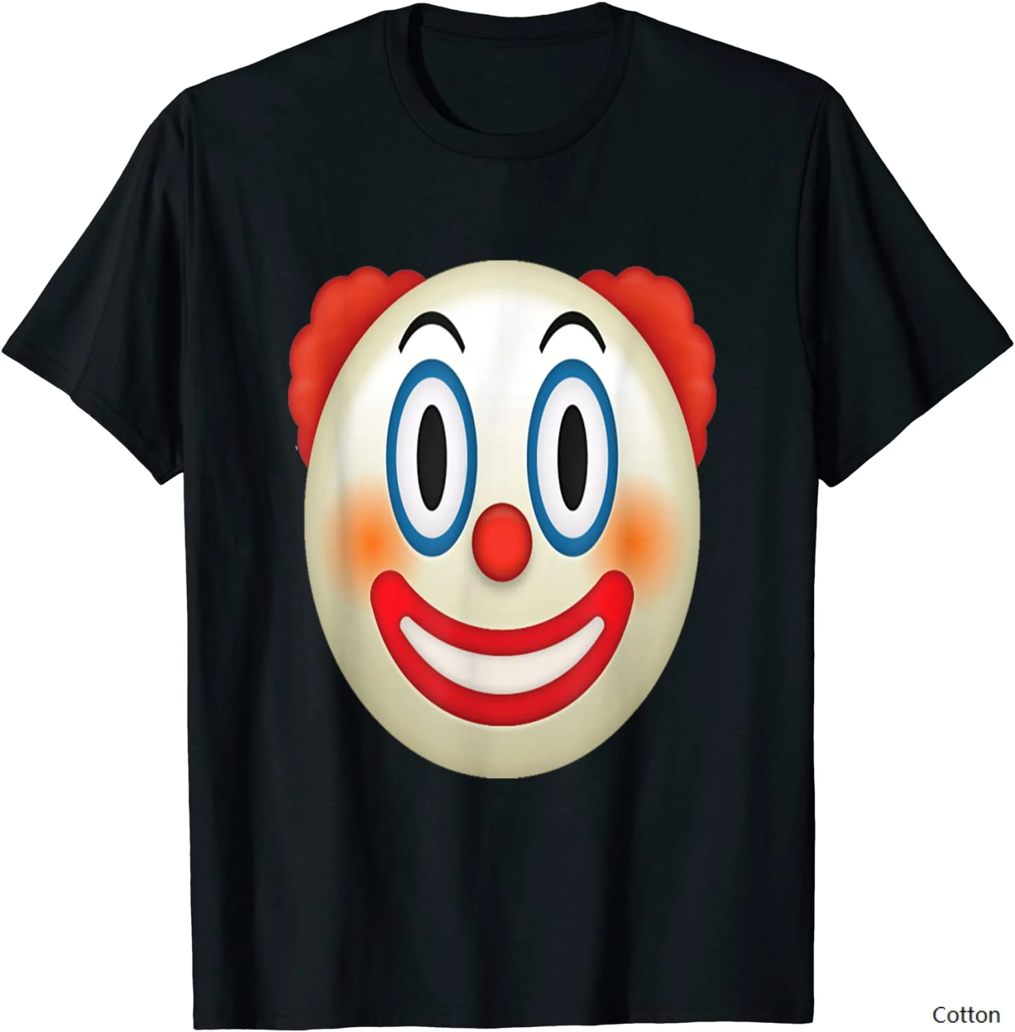 

High Quality Cotton T with Clown Face Design Ideal for Individuals Who Want To Stand Out with Fun and Colorful Print Tee S-4XL