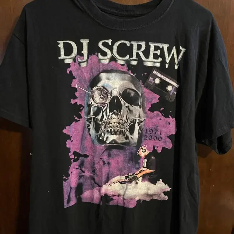 Vtg Dj Screw Tour Heavy Cotton Black All Size Classic T Shirt Sg001