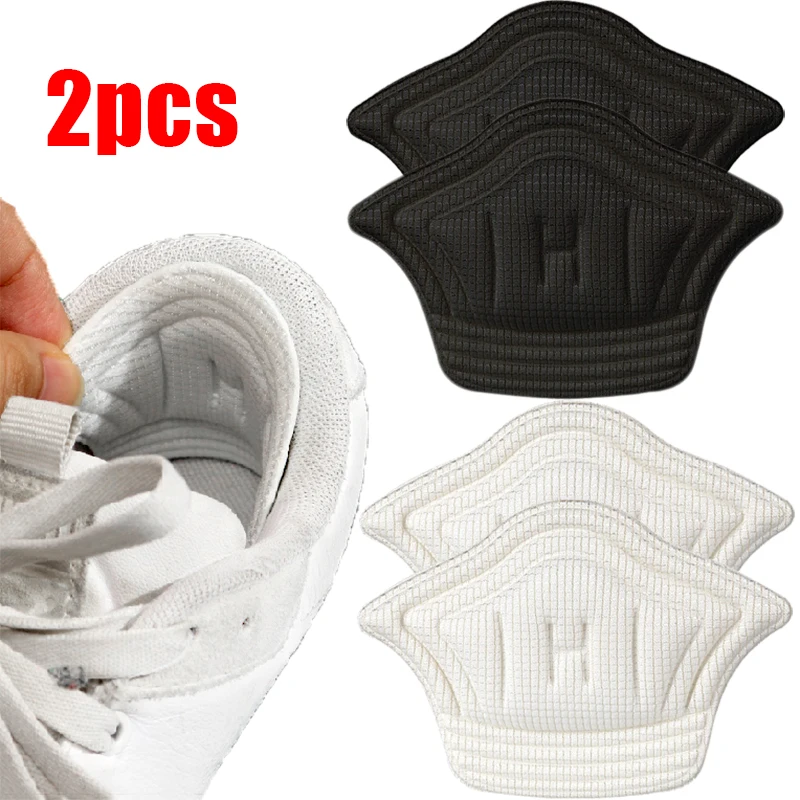 2pcs Shoe Pad Foot Heel Cushion Pads Sports Shoes Adjustable Antiwear feet Inserts Insoles Heel Protector Sticker Insole brioche