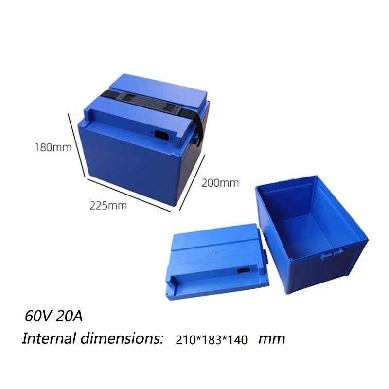 48V 60V 72V Lithium Battery Storage Boxes Case Electric Motorcycle 18650/21700/26650/32650 Li-ion Battery Plastic Storage Boxes view 4