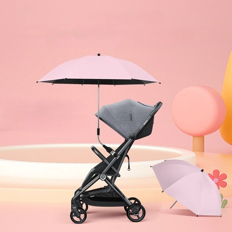 

Universal Stroller Parasol Baby Tricycle Cart Stroller Umbrella Baby Walking Artifact Sun Protection Baby Stroller Accessories