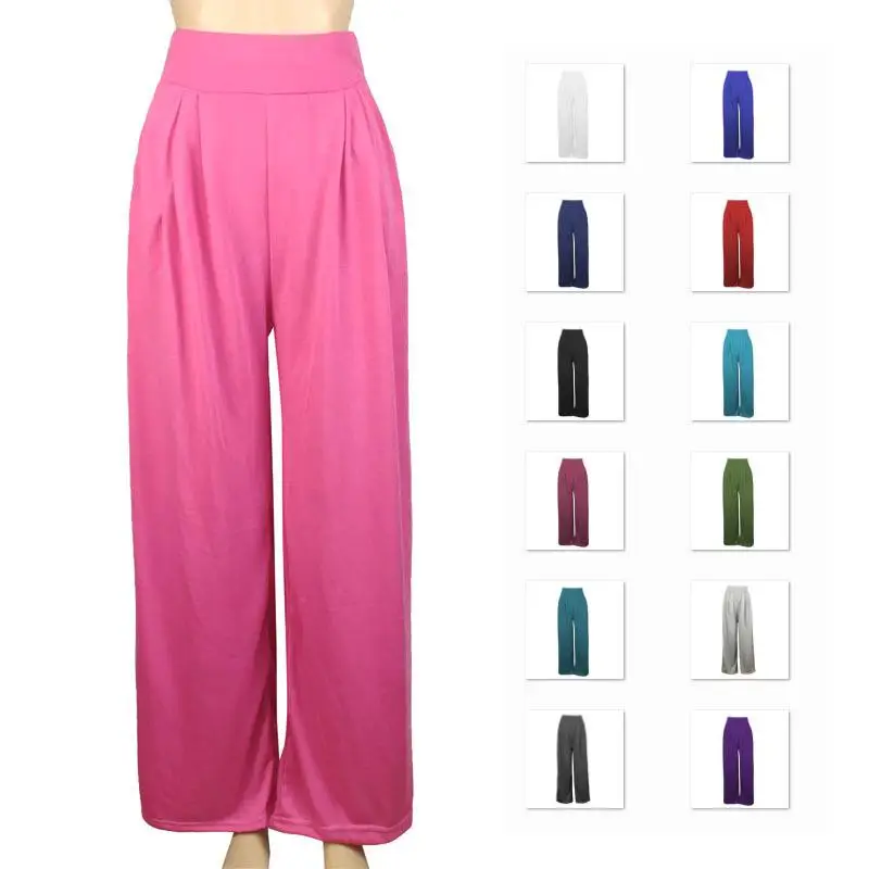 Fashionable Wide Leg Pants 13 Colors Available Personalized Bell Bottoms Casual Trousers Autumn Winter Polyester Fiber