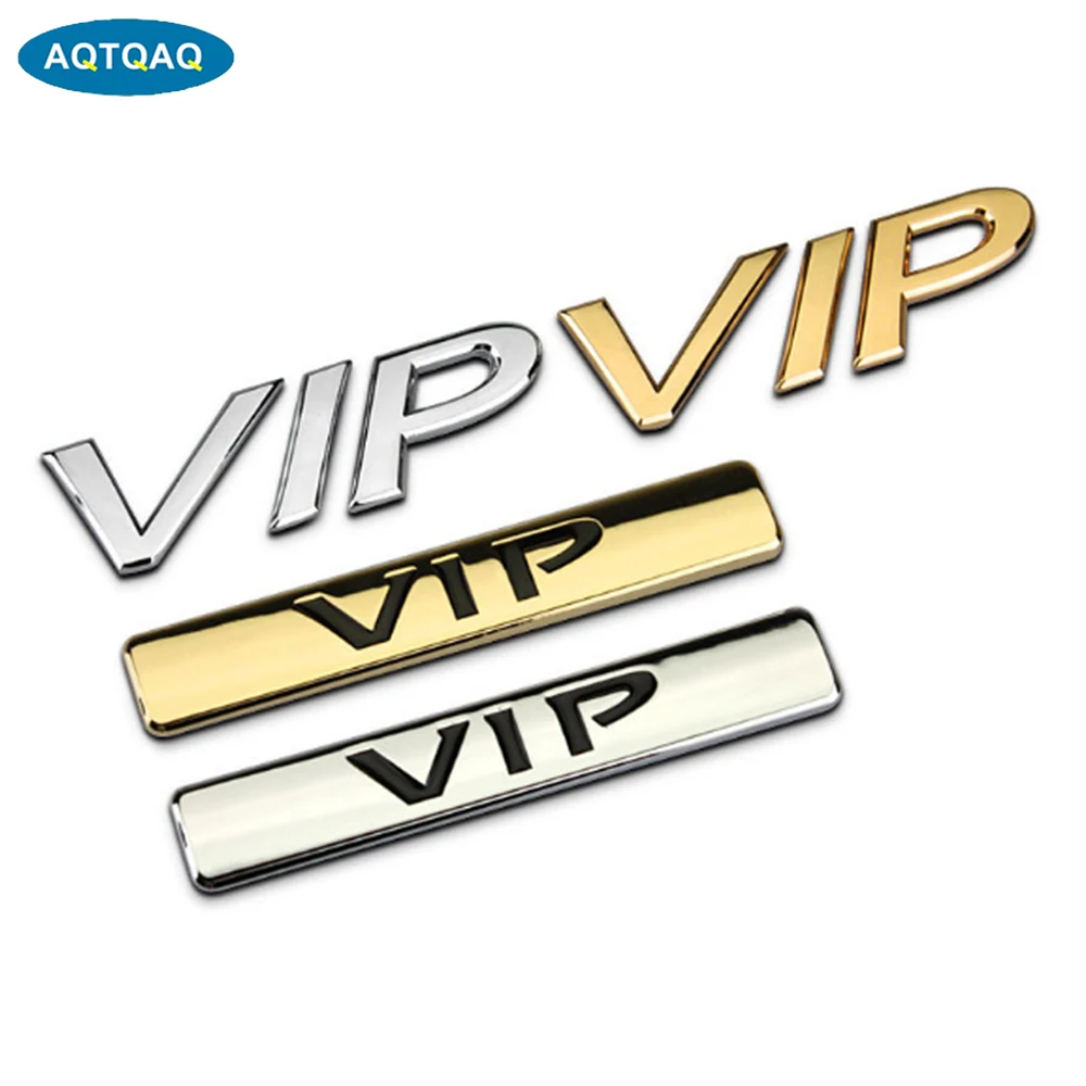 

AQTQAQ Car Styling 3D Metal Sticker VIP Emblem Decals for Land Rover Range Rover Evoque RR EVQ Defender SV SVR Velar Accessories