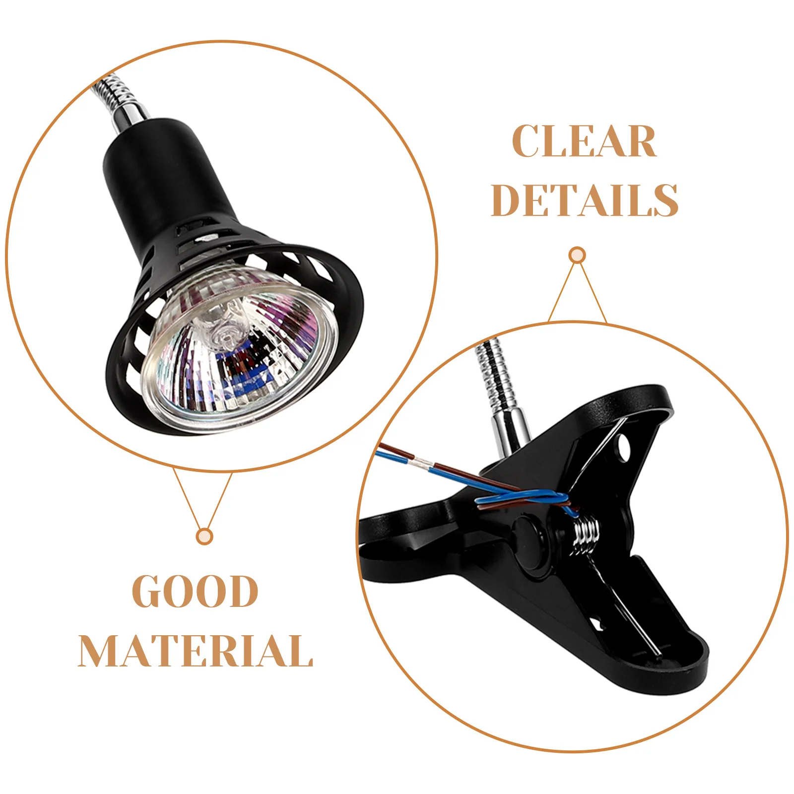

Clamp Design Space-Saving Cabinet Spotlight Rotatable Illumination Durable Indoor Small Spotlight For Jewelry Showcase Display
