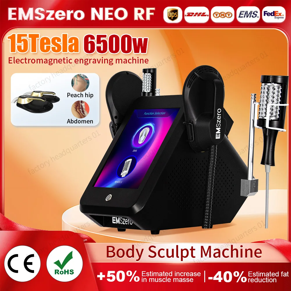 

NEW EMSzero NEO Slimming Machine 2 in 1 Roller Massage Lose Weight Therapy 40K Compressive Micro vibration Vacuum 6D Body