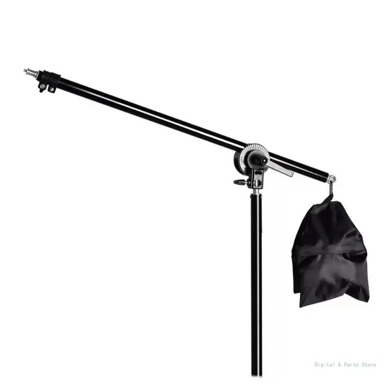 

M17F Photography Lighting Boom Arm Extendable 76 135cm with Weight Bag Clamp