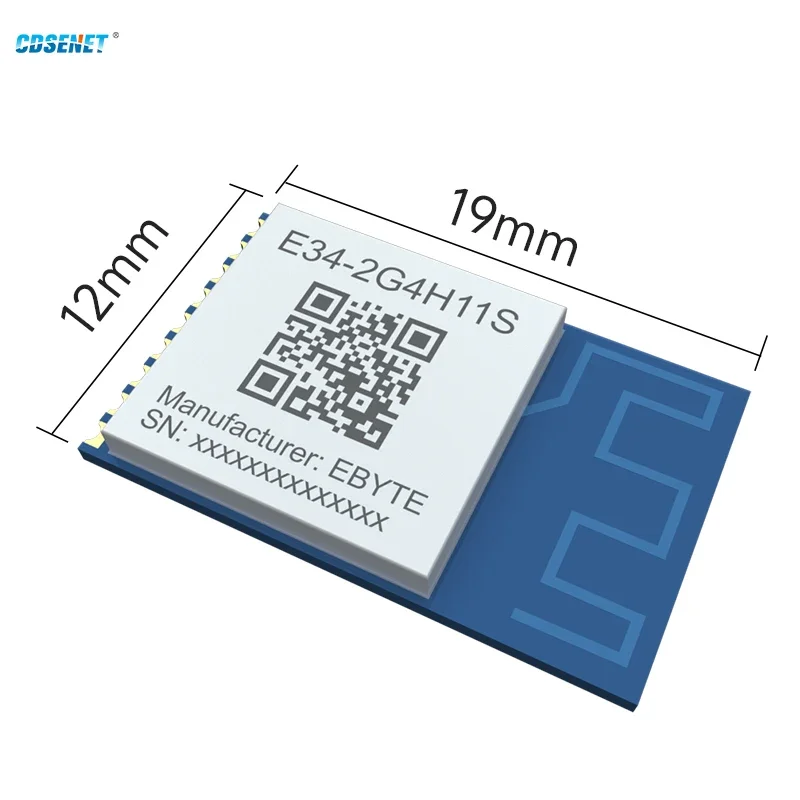 2.4GHz bezprzewodowy moduł transmitujący dane UART CDSENT E34-2G4H11S półdupleks TTL wysoka prędkość niska moc 11dBm GFSK 130m odległość