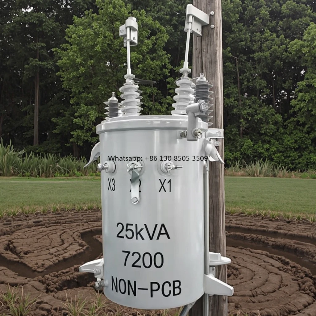 Single Phase Pole Mounted Transformer 10KVA 100KVA 220V Dual 10KV/11KV Prices 15KVA 25KVA 37.5KVA 50KVA 100KVA 375KVA Models
