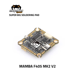 Diatone mambba f405mk2 v2フライトコントローラーbetaflight f4 mambbaフライトコントローラーosd vtx 30mm