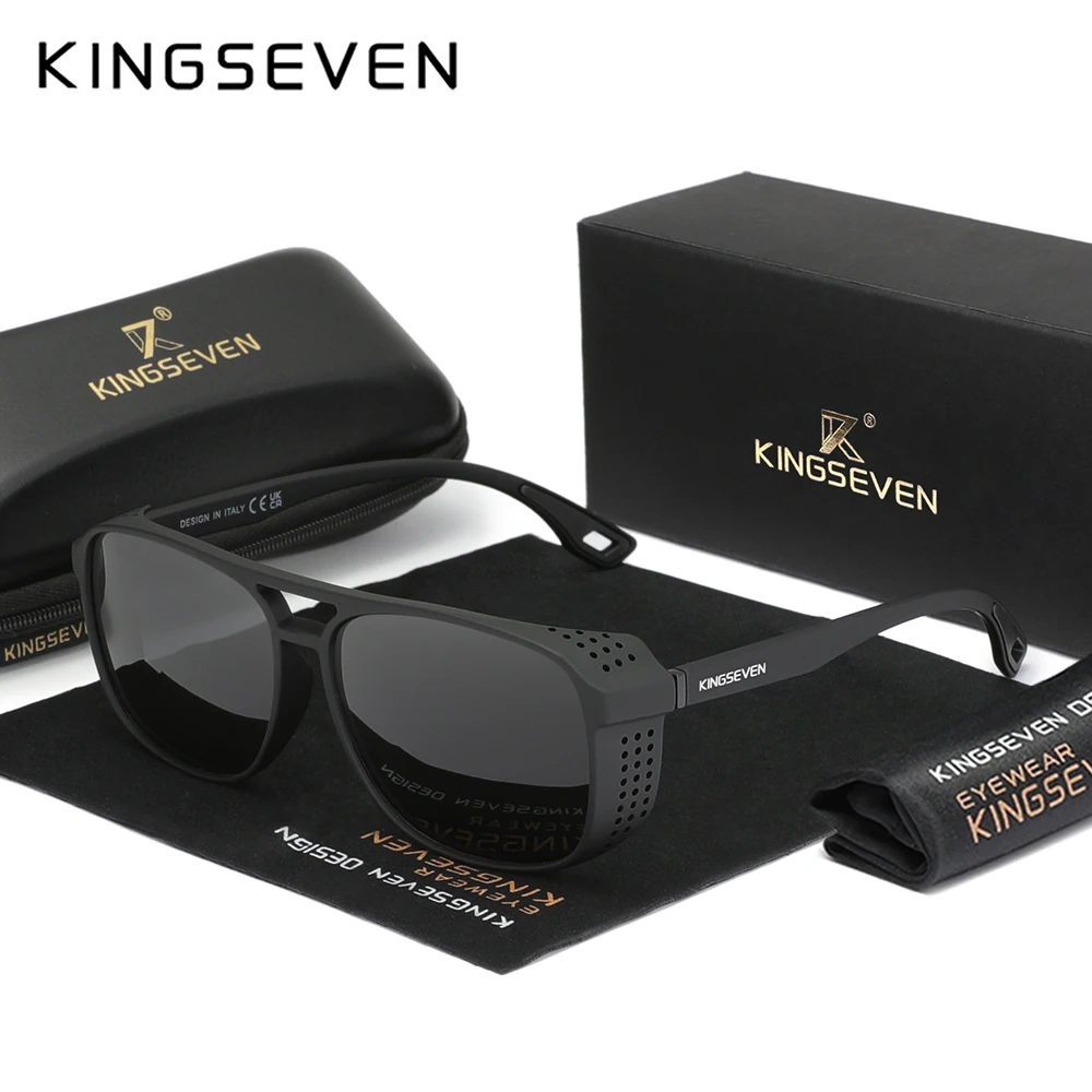 KINGSEVEN Polarized Sunglasses UV400 Women Men Glasses TR90 Outdoor Eyewear Travel Anti-Glare Lens Accessories