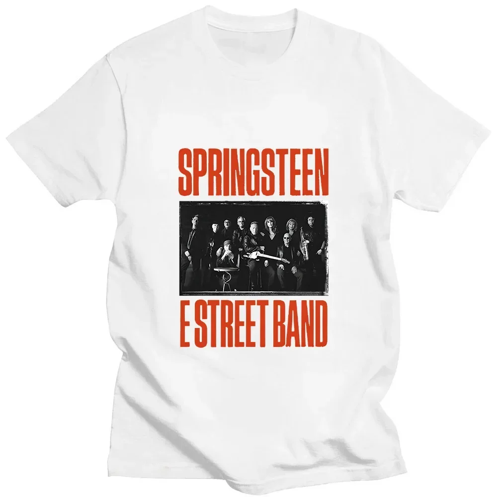 Bruce Springsteen T Graphic Printing Gothic Punk Tee-shirt Short Sleeve O-neck Unisex Tshirt Sudaderas Comfortable Tees