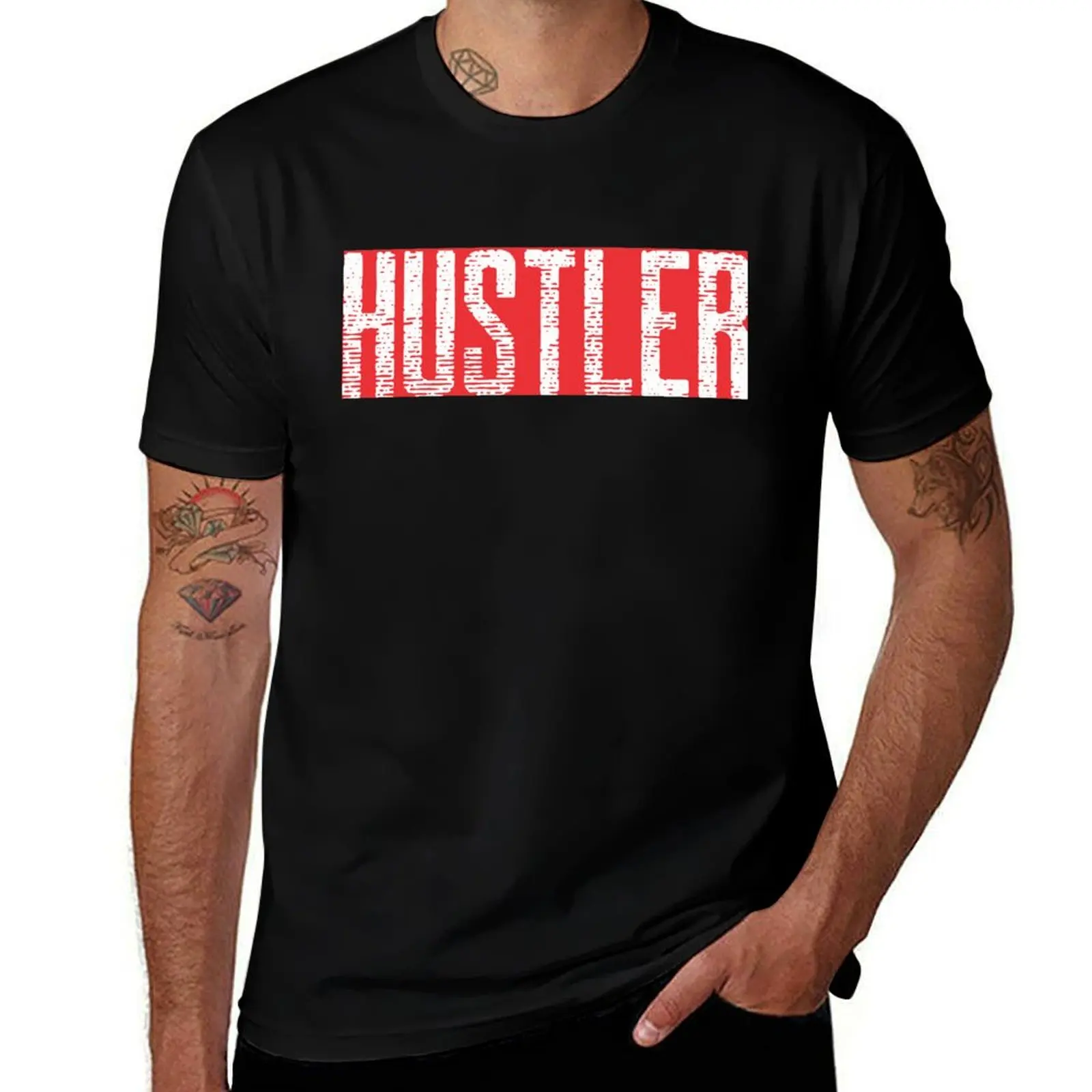 

Hustler COLLECTIONs T-Shirt Gym Exercise Short Sleeve T-Shirt