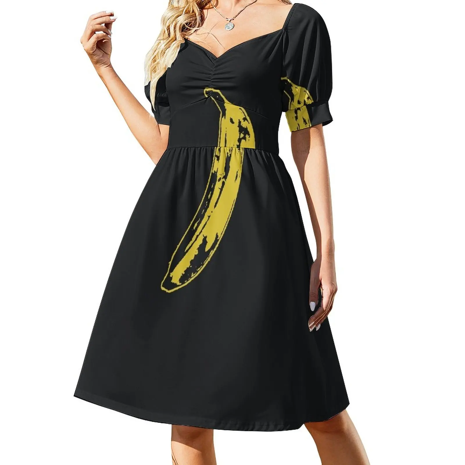 

Velvet Underground andy warhol banana, nico, lou Sleeveless Dress sexy dress Dress woman