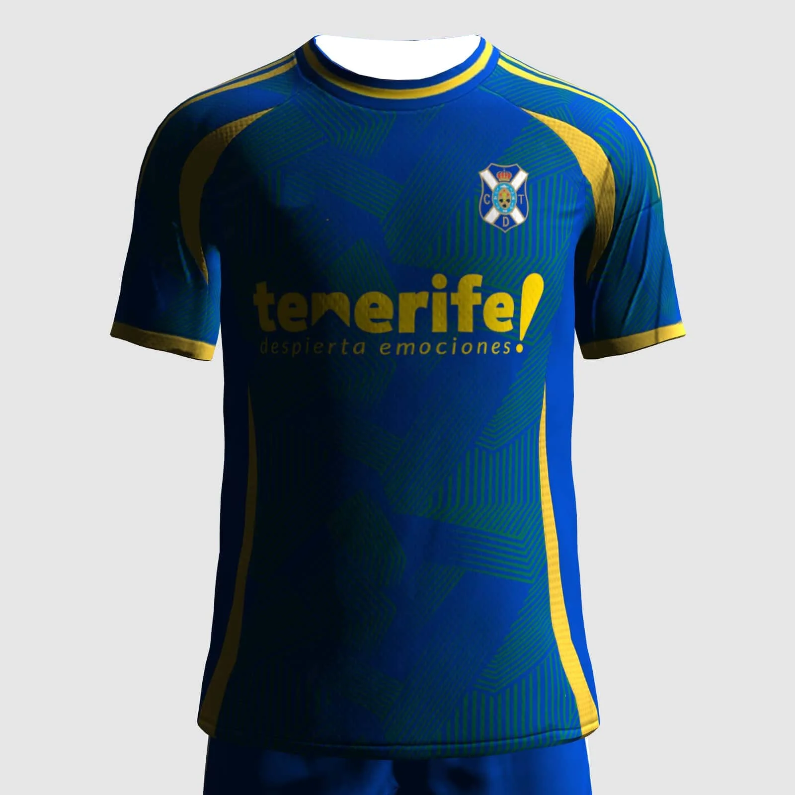 Teneriffa Fußballtrikot 26-27 Enric Gallego Sporttrikot 18 Trikot 2026 Sommer Herren Sporttrikot Atmungsaktiv Schnelltrocknend Y2K-Stil – Detail 6