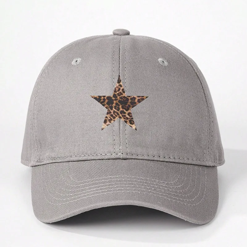 Baseballkappe aus weicher Baumwolle mit Leopardenmuster, unisex, verstellbar, lässige „Dad“-Kappe, ideal für Outdoor-Aktivitäten, Angeln und Reisen. – Detail 4