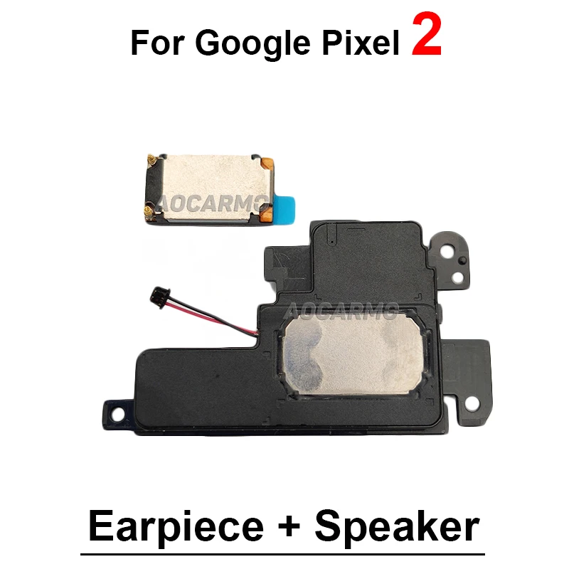 Earpiece Ear Speaker + Bottom Loudspeaker Buzzer Flex Cable For Google Pixel 2 3 4 XL 5 4xl 4A Replacement Parts