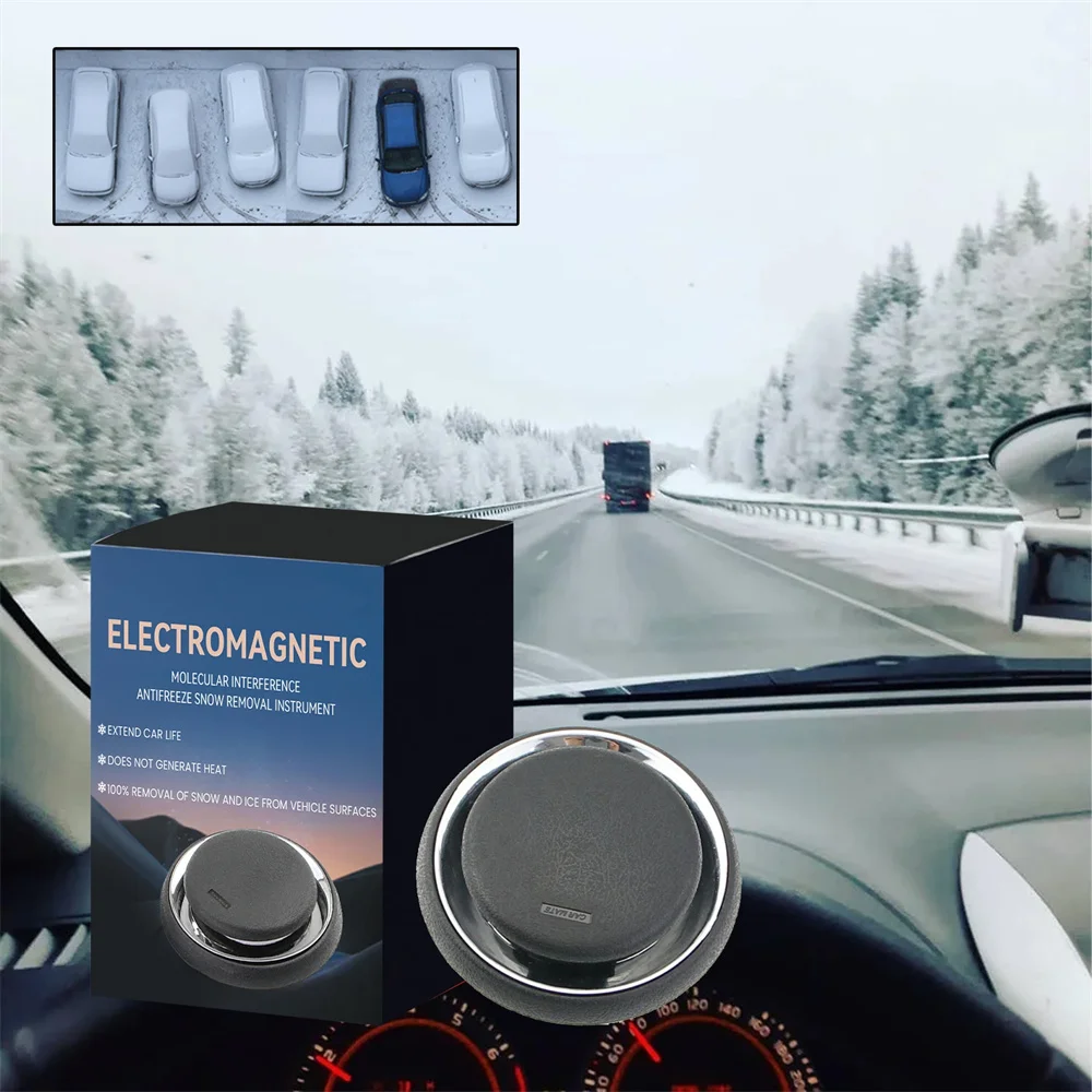 1PC Electromagnetic Snow Removal Device Car Deicing Instrument Car Snow Removal Molecular Interference Efficient Defrosting